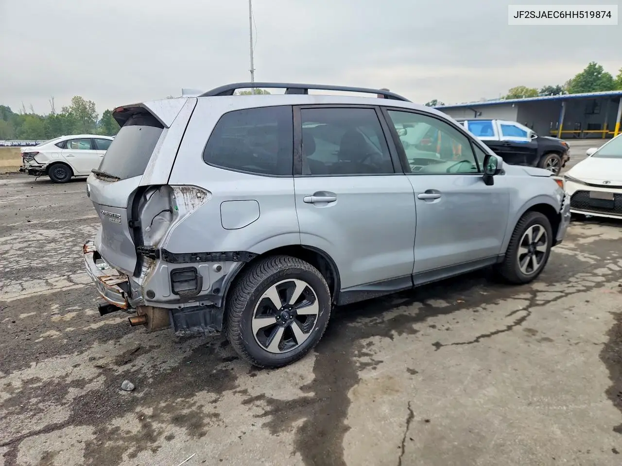2017 SUBARU FORESTER VIN JF2SJAEC6HH519874 — фото 3