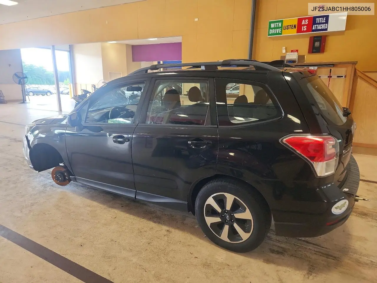 2017 SUBARU FORESTER VIN JF2SJABC1HH805006 — фото 2