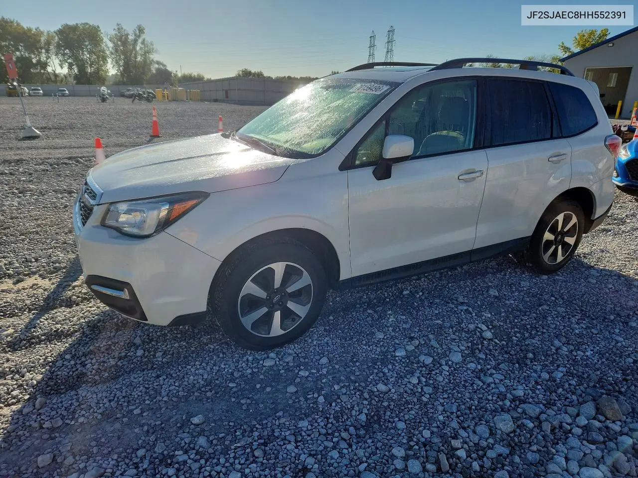 SUBARU FORESTER 2017, VIN JF2SJAEC8HH552391