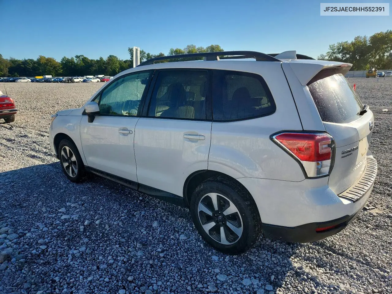 2017 SUBARU FORESTER VIN JF2SJAEC8HH552391 — фото 2