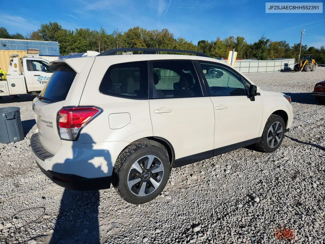 2017 SUBARU FORESTER VIN JF2SJAEC8HH552391 — фото 3