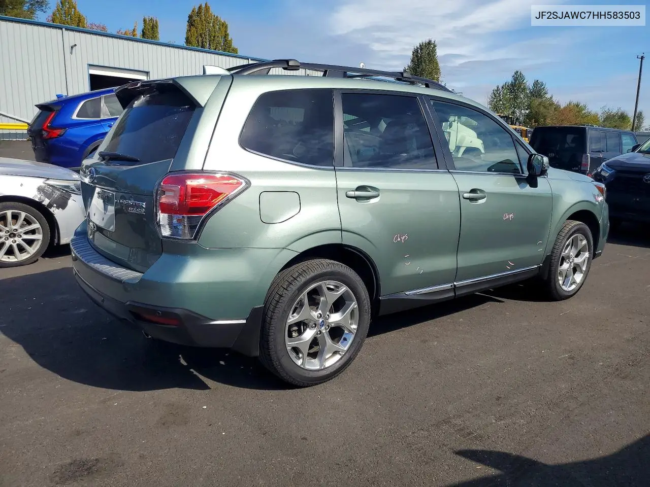 2017 SUBARU FORESTER VIN JF2SJAWC7HH583503 — фото 3