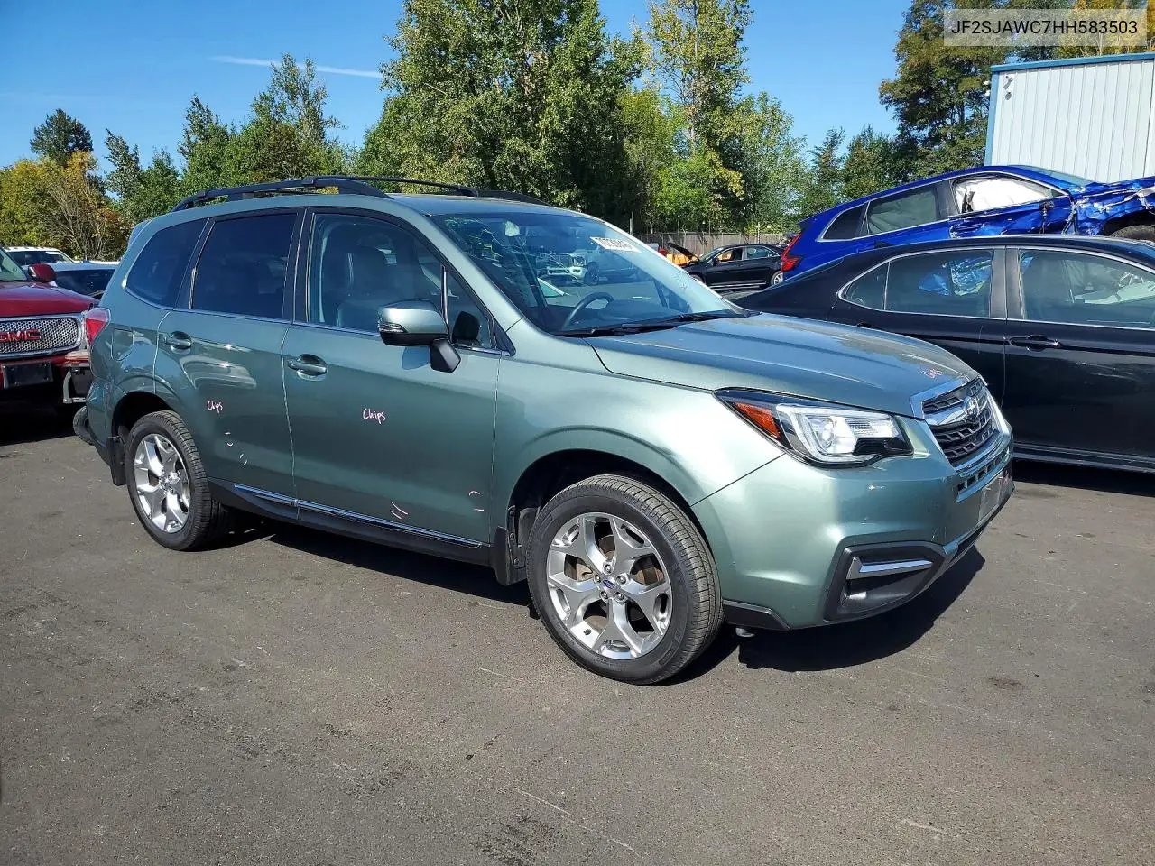 2017 SUBARU FORESTER VIN JF2SJAWC7HH583503 — фото 4