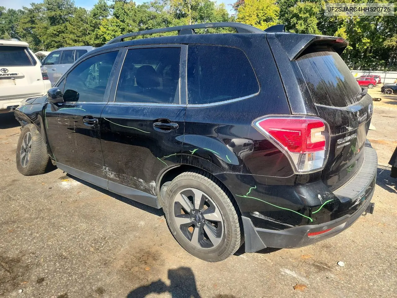 2017 SUBARU FORESTER VIN JF2SJARC4HH520726 — фото 2