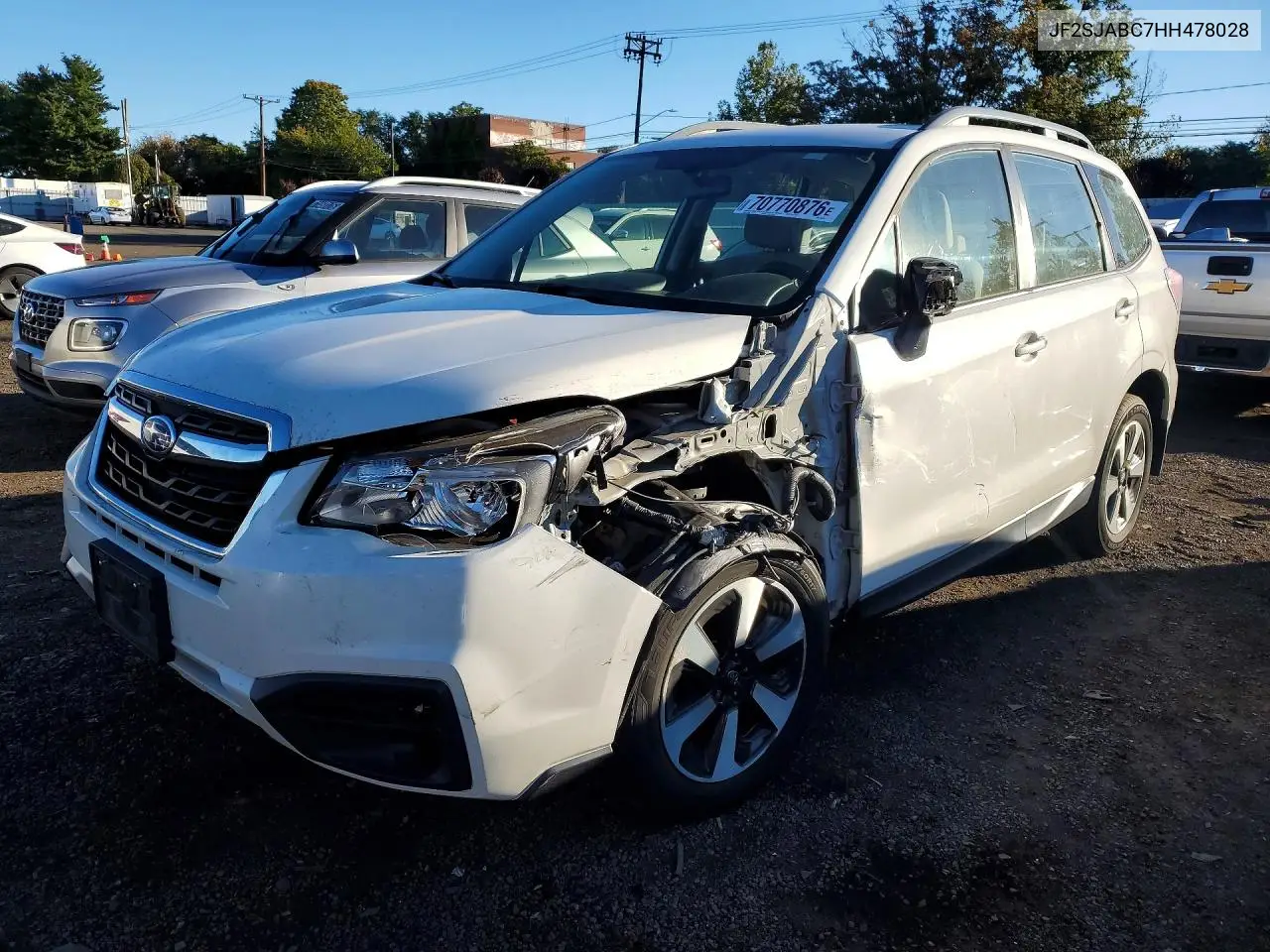 SUBARU FORESTER 2017, VIN JF2SJABC7HH478028