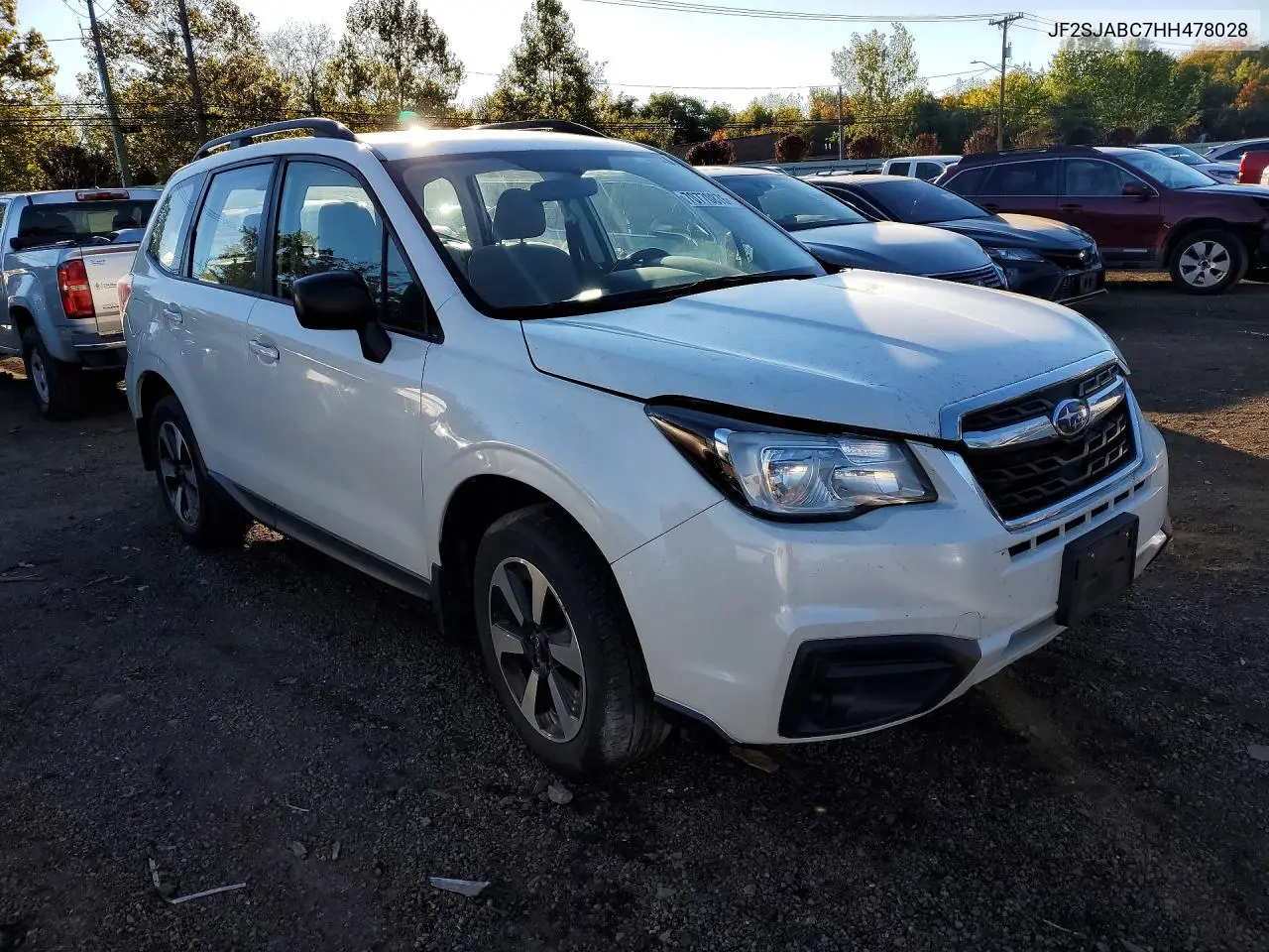 2017 SUBARU FORESTER VIN JF2SJABC7HH478028 — фото 4