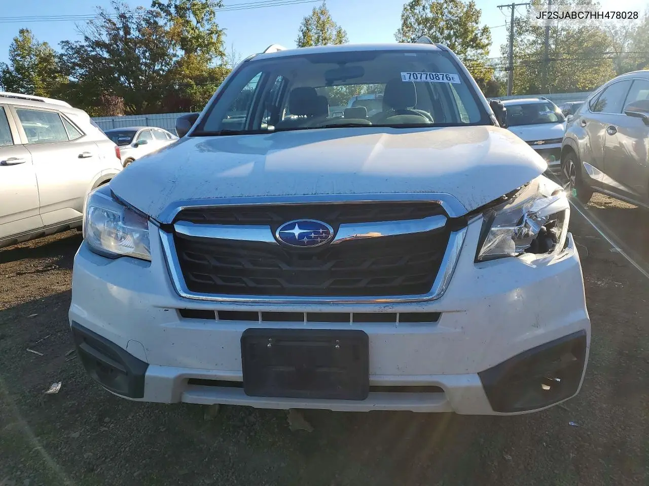 2017 SUBARU FORESTER VIN JF2SJABC7HH478028 — фото 5