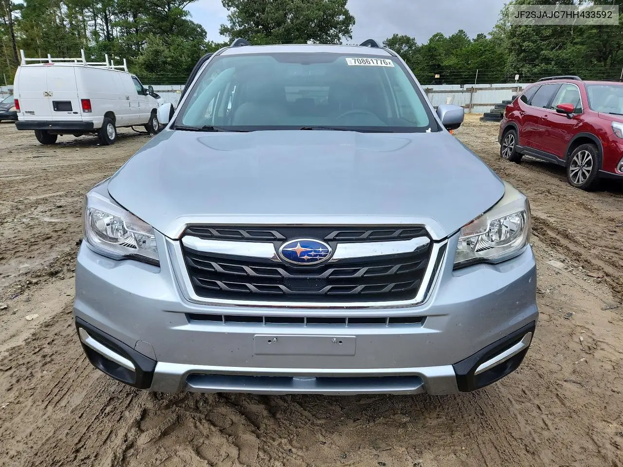 2017 SUBARU FORESTER VIN JF2SJAJC7HH433592 — фото 5