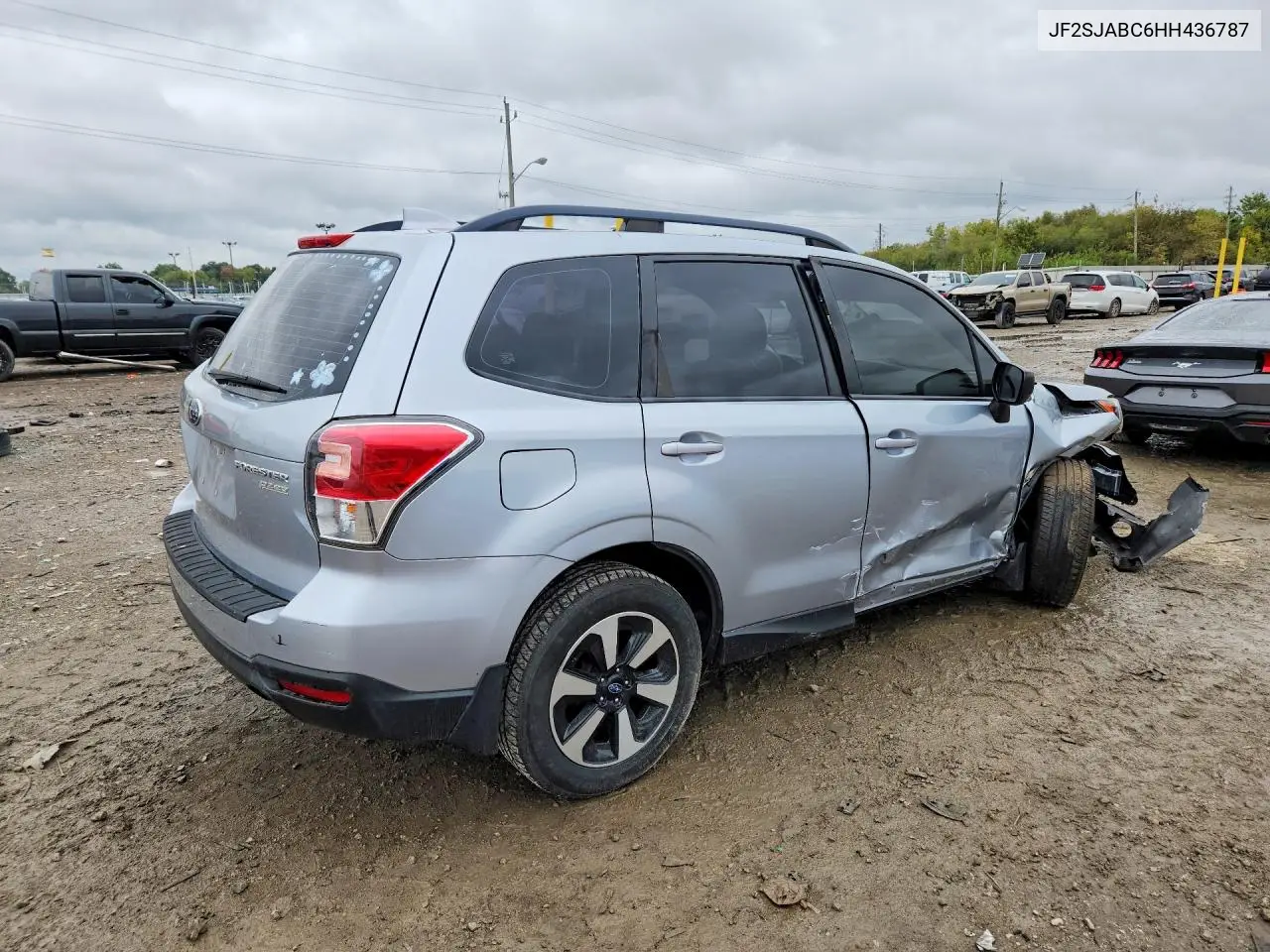 2017 SUBARU FORESTER VIN JF2SJABC6HH436787 — фото 3