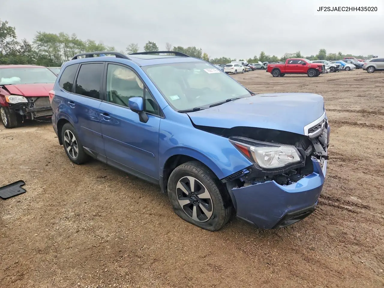 2017 SUBARU FORESTER VIN JF2SJAEC2HH435020 — фото 4