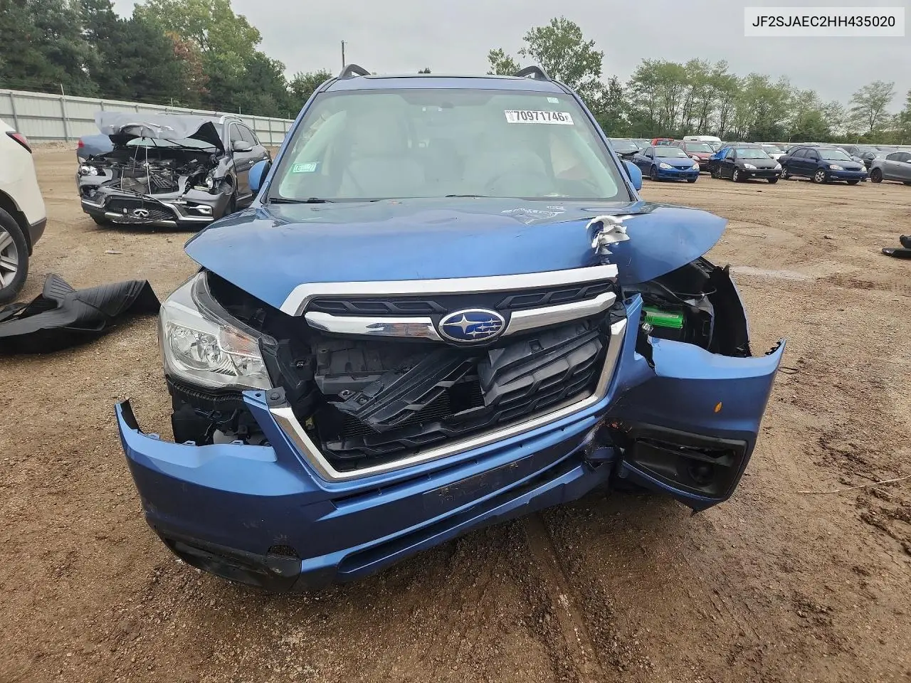 2017 SUBARU FORESTER VIN JF2SJAEC2HH435020 — фото 5