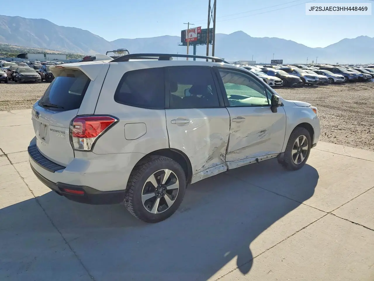 2017 SUBARU FORESTER VIN JF2SJAEC3HH448469 — фото 3