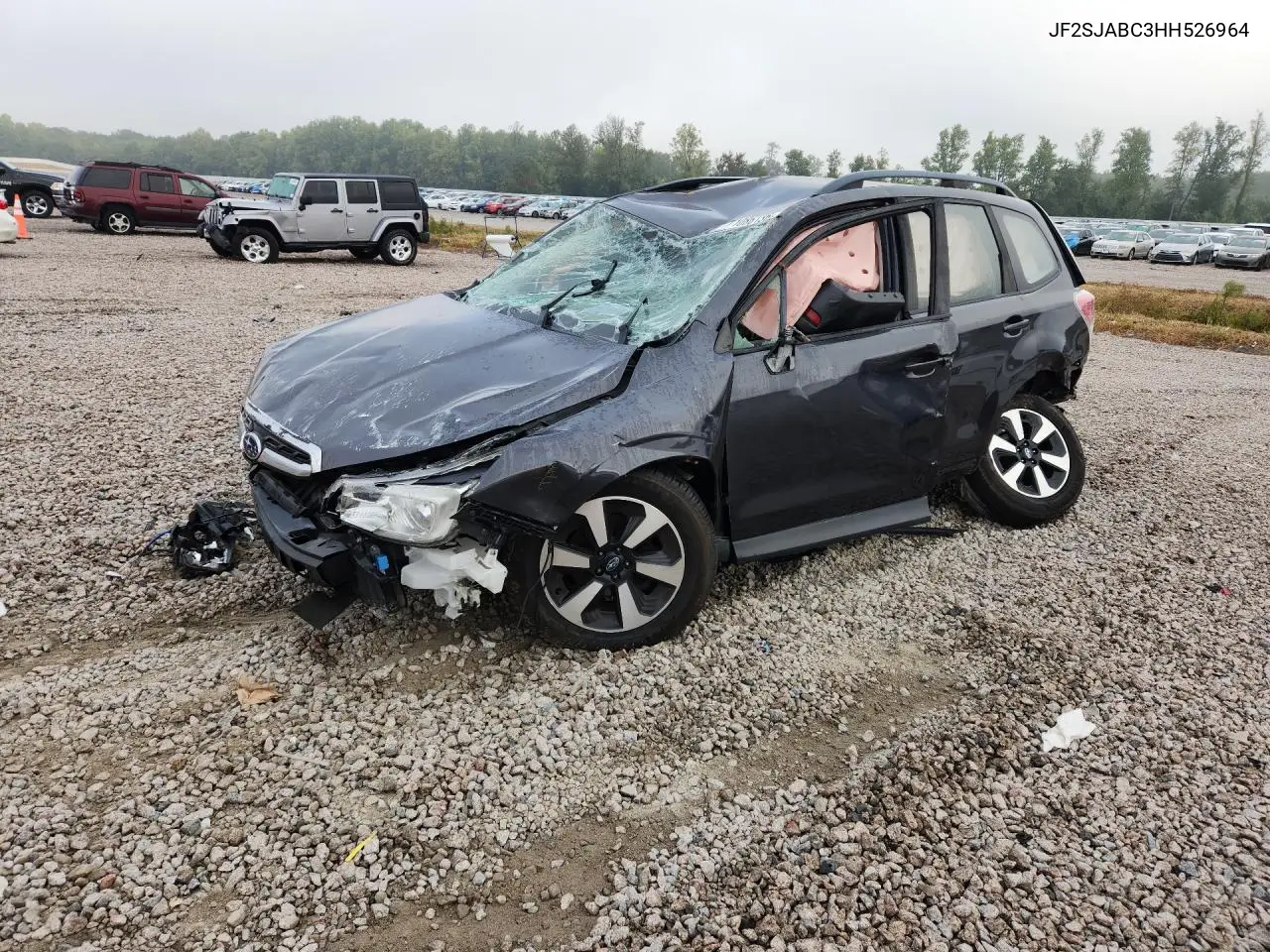 SUBARU FORESTER 2017, VIN JF2SJABC3HH526964