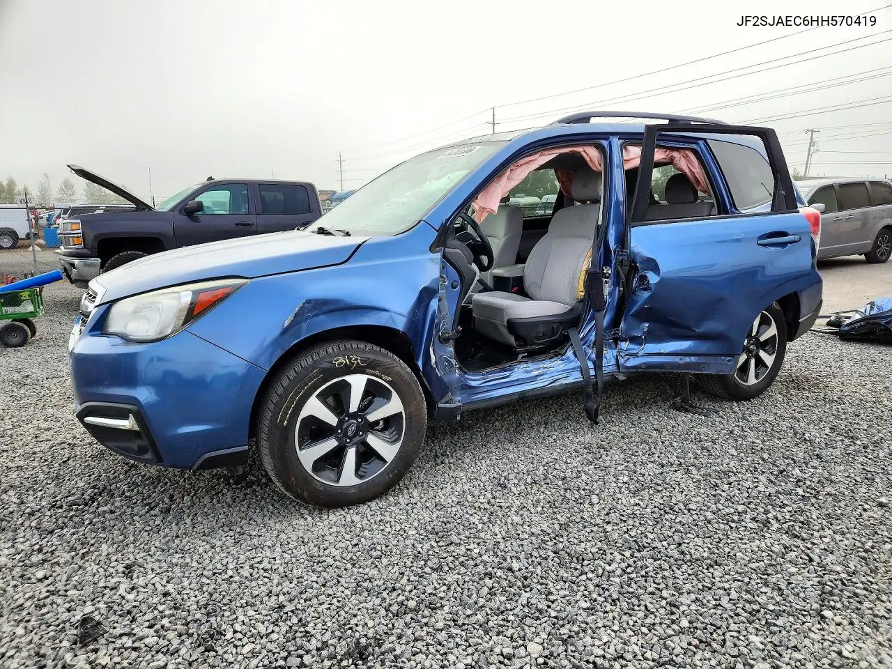 SUBARU FORESTER 2017, VIN JF2SJAEC6HH570419