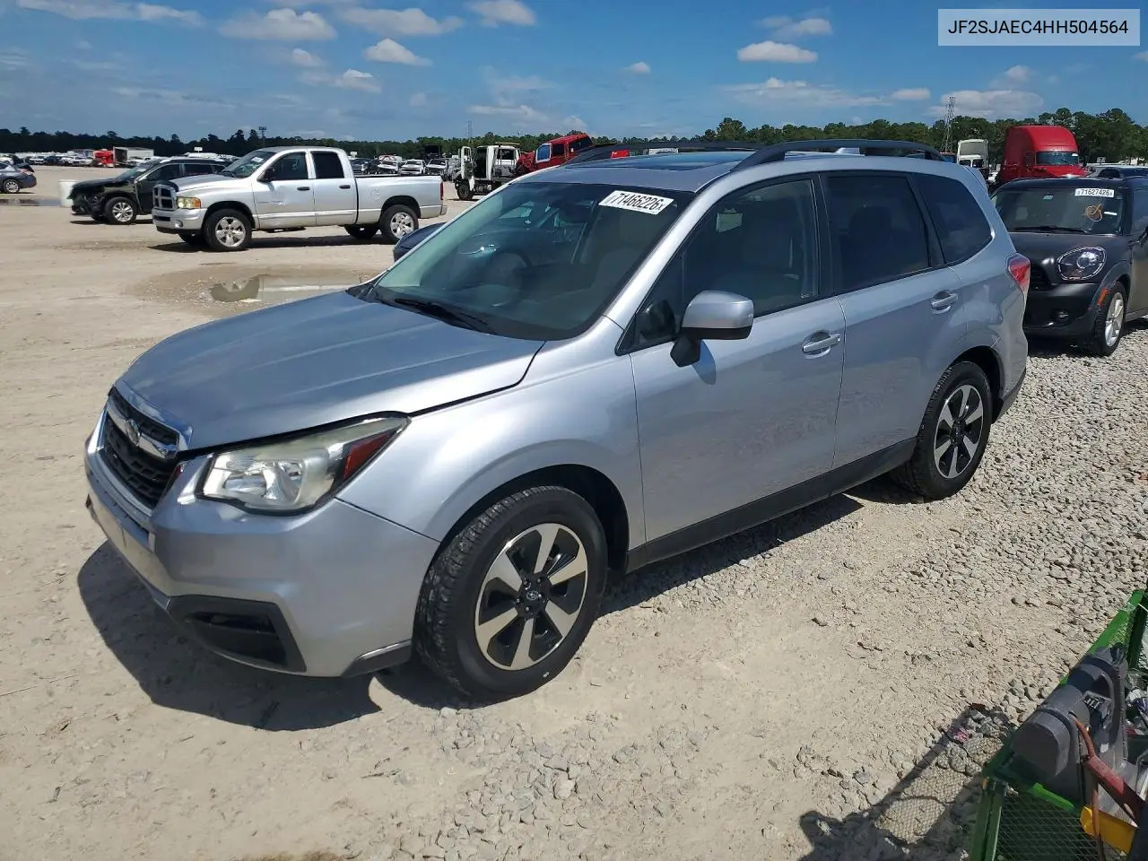 SUBARU FORESTER 2017, VIN JF2SJAEC4HH504564
