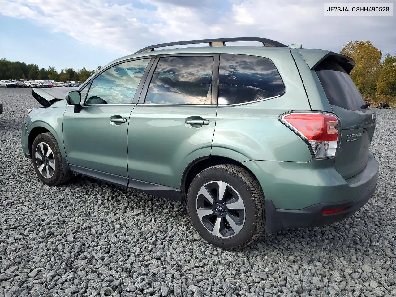 2017 SUBARU FORESTER VIN JF2SJAJC8HH490528 — фото 2