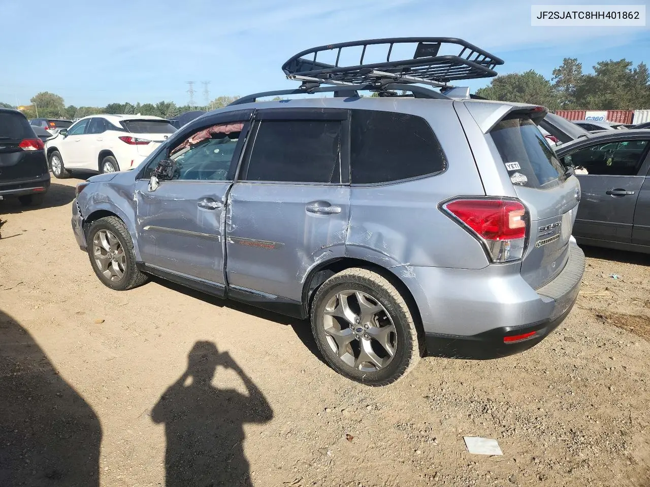 2017 SUBARU FORESTER VIN JF2SJATC8HH401862 — фото 2