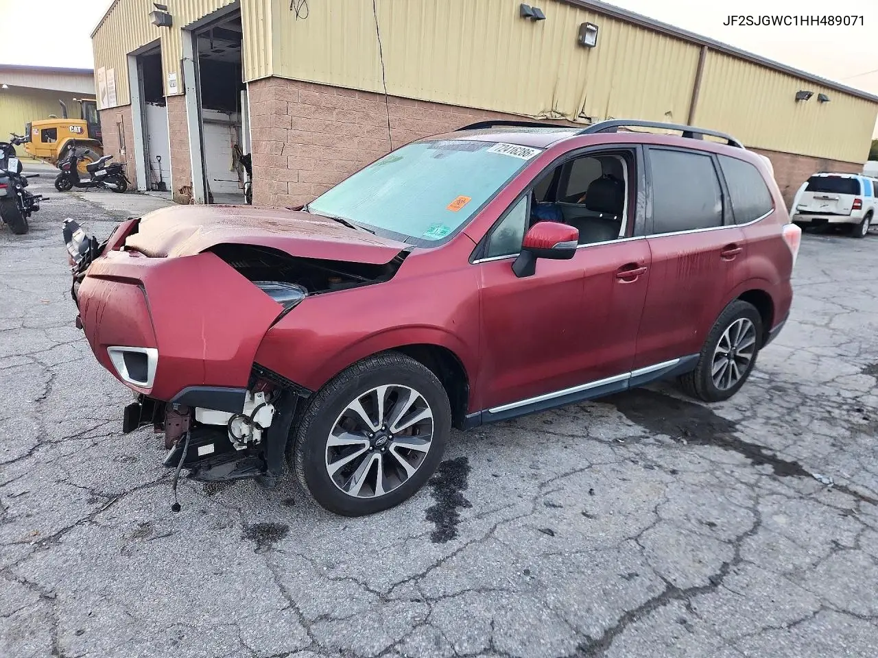 SUBARU FORESTER 2017, VIN JF2SJGWC1HH489071
