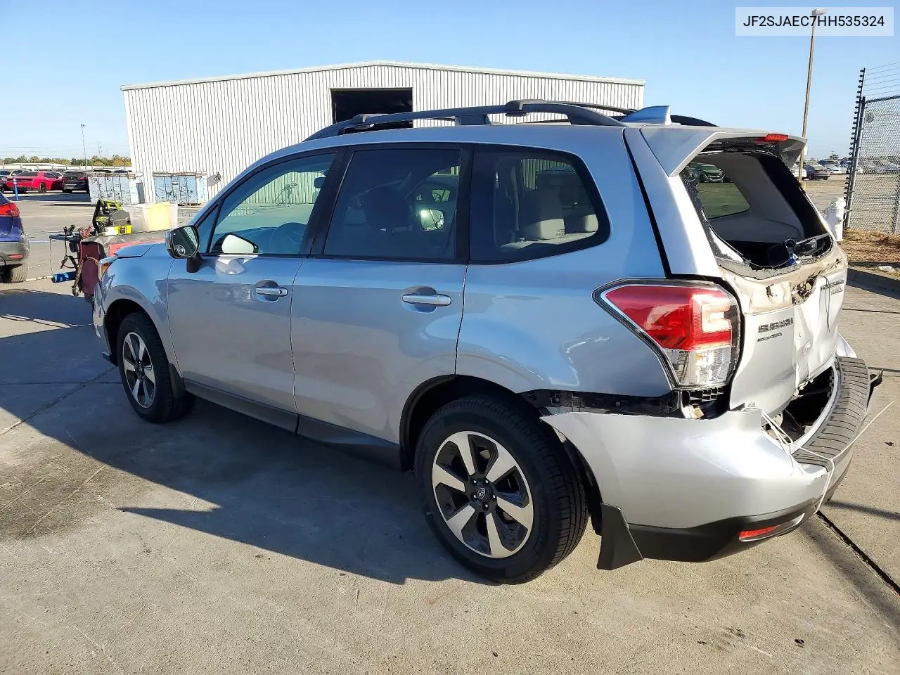 2017 SUBARU FORESTER VIN JF2SJAEC7HH535324 — фото 2