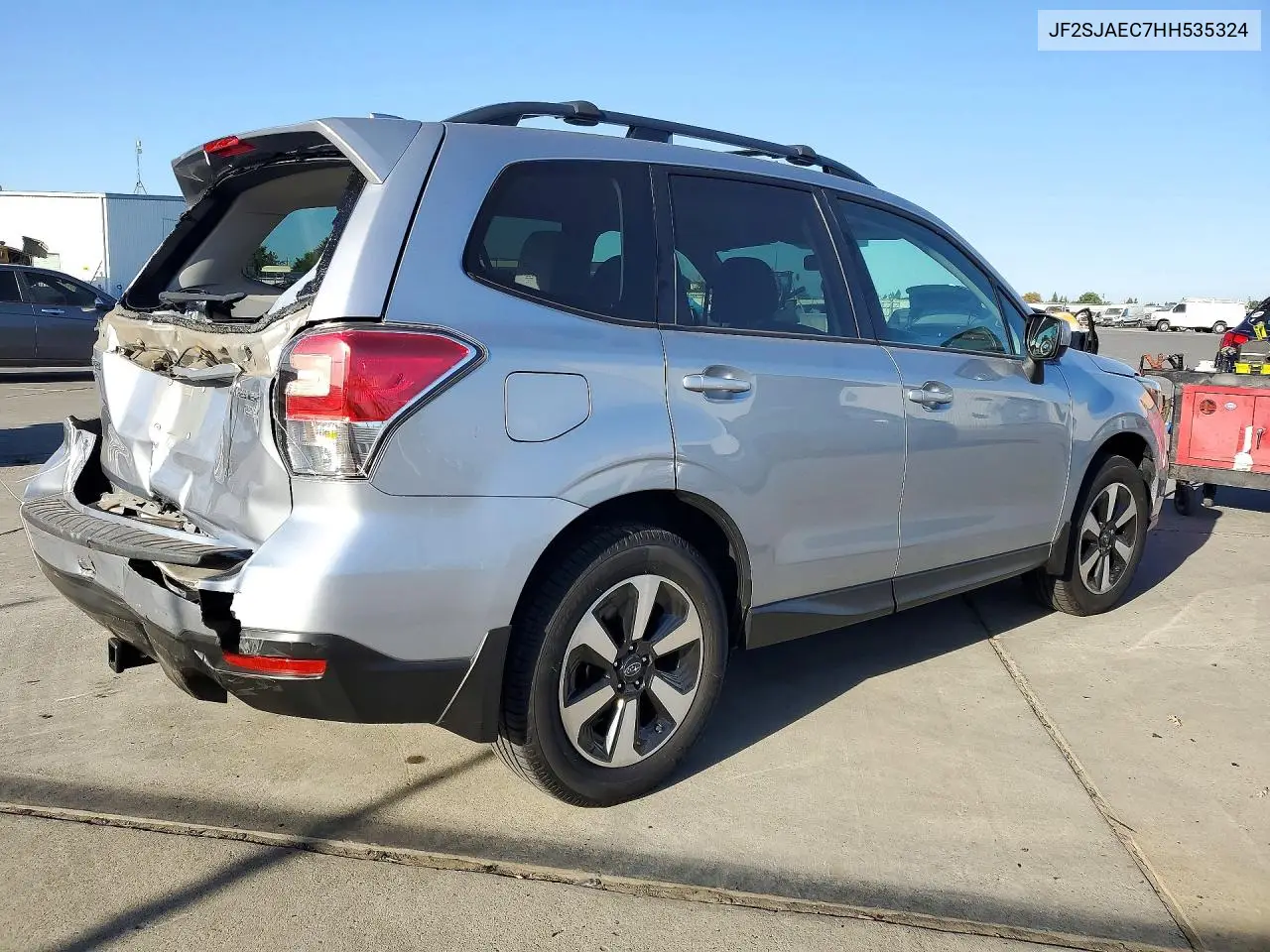 2017 SUBARU FORESTER VIN JF2SJAEC7HH535324 — фото 3