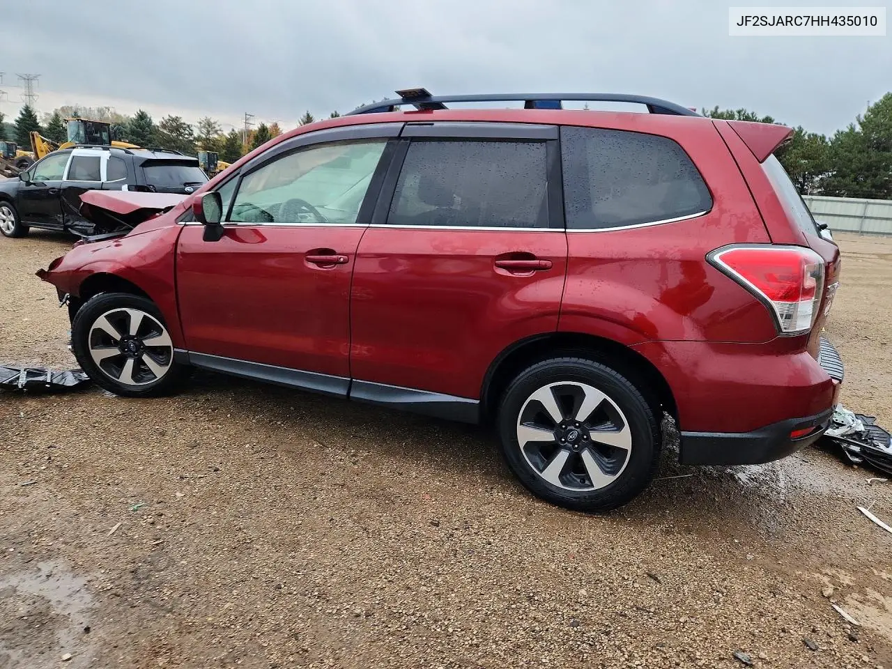 2017 SUBARU FORESTER VIN JF2SJARC7HH435010 — фото 2
