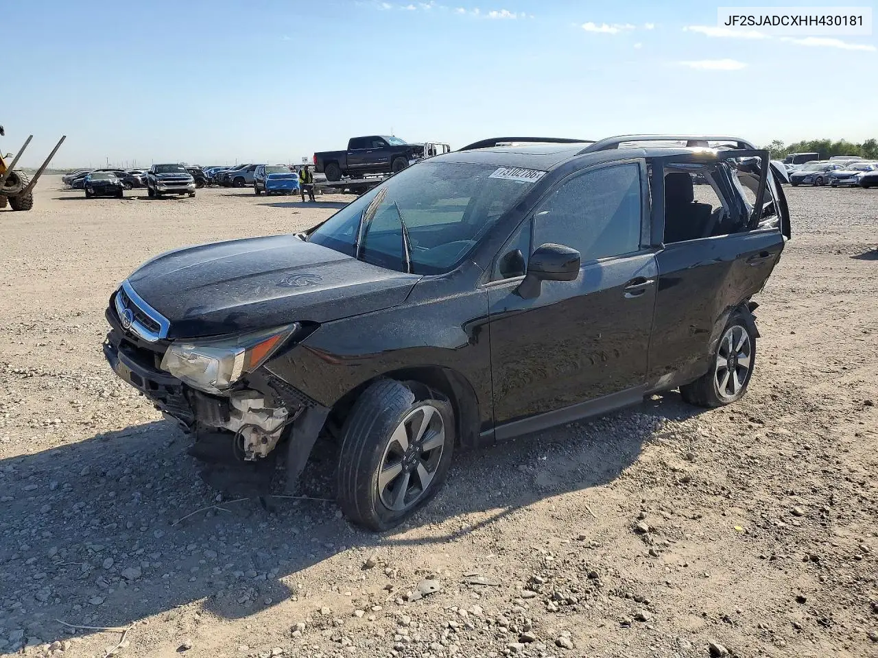 SUBARU FORESTER 2017, VIN JF2SJADCXHH430181