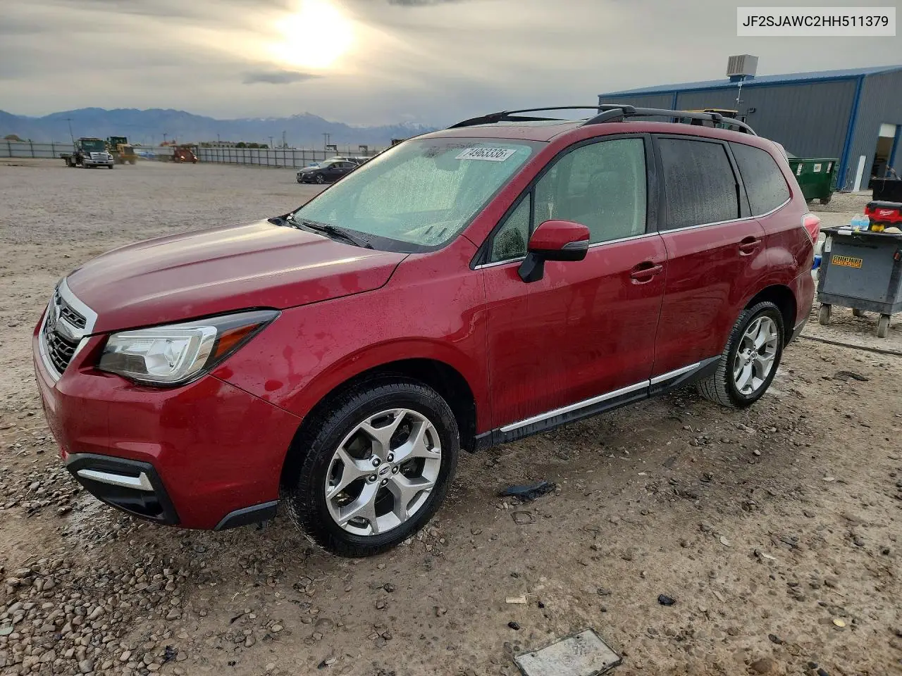 SUBARU FORESTER 2017, VIN JF2SJAWC2HH511379
