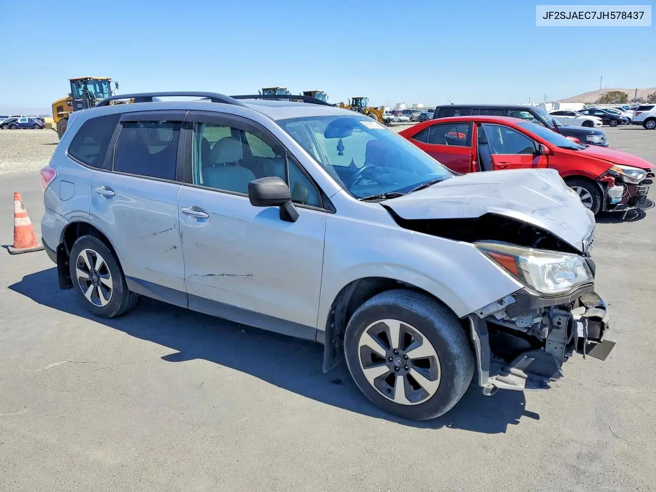 2018 SUBARU FORESTER VIN JF2SJAEC7JH578437 — фото 4