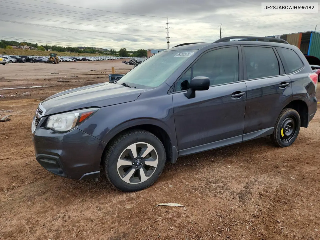 SUBARU FORESTER 2018, VIN JF2SJABC7JH596182