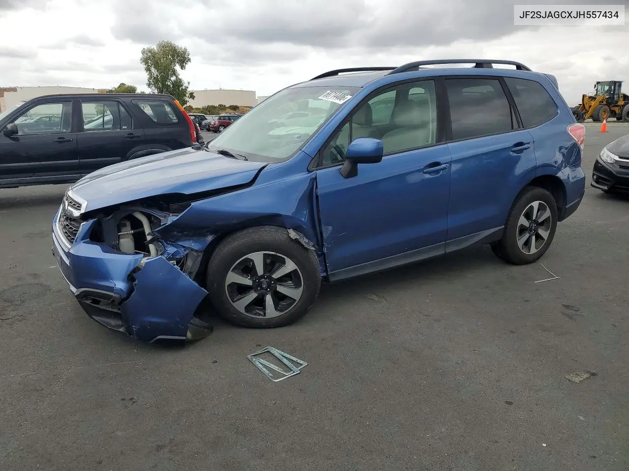 SUBARU FORESTER 2018, VIN JF2SJAGCXJH557434