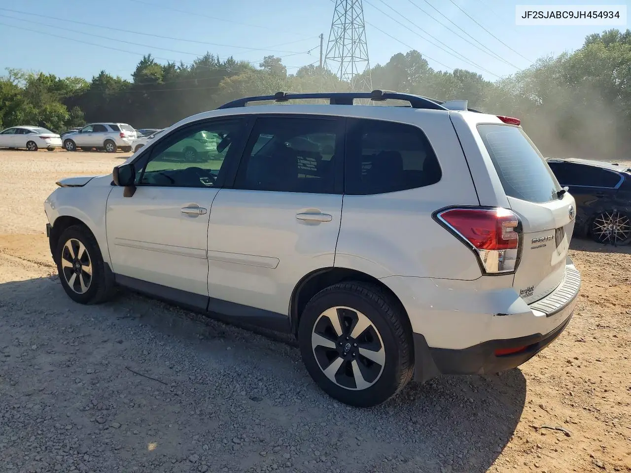 2018 SUBARU FORESTER VIN JF2SJABC9JH454934 — фото 2