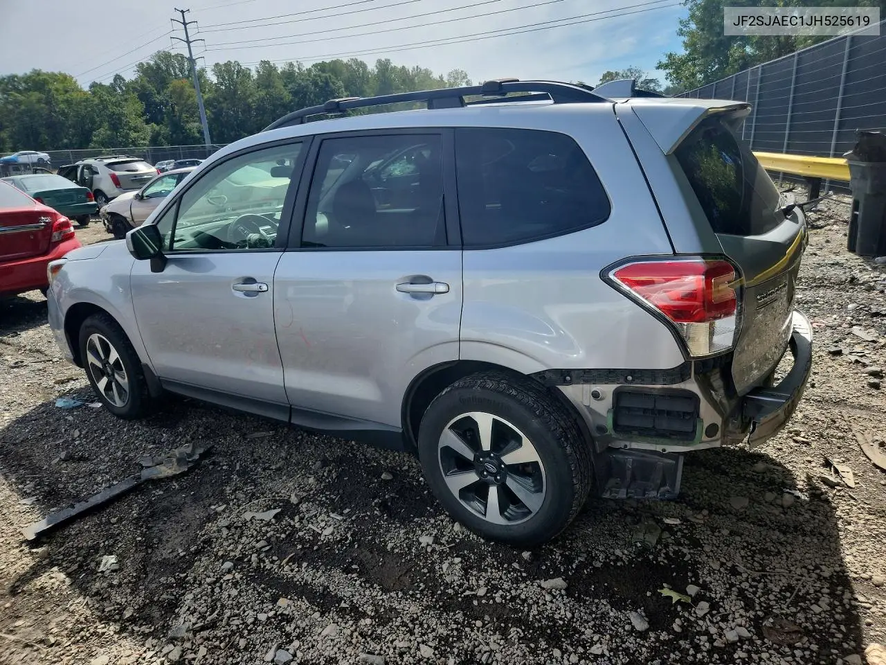 2018 SUBARU FORESTER VIN JF2SJAEC1JH525619 — фото 2