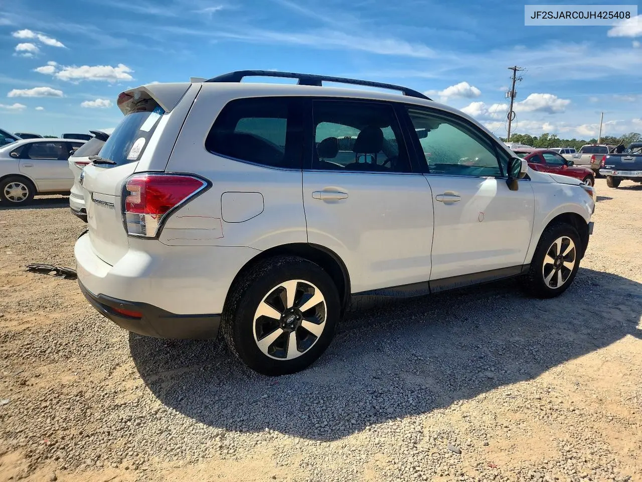 2018 SUBARU FORESTER VIN JF2SJARC0JH425408 — фото 3
