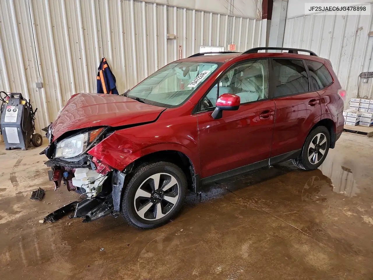 SUBARU FORESTER 2018, VIN JF2SJAEC6JG478898