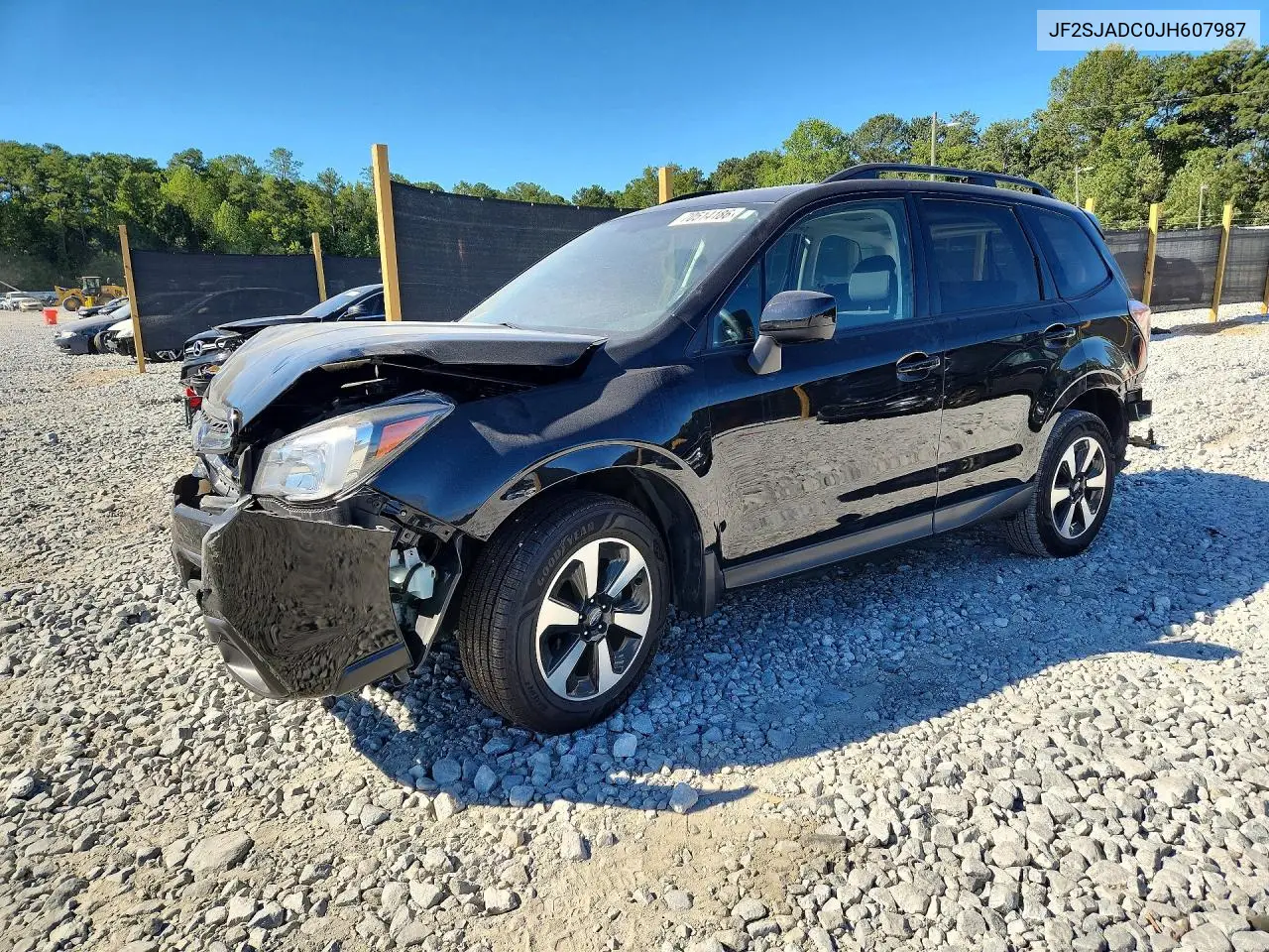 SUBARU FORESTER 2018, VIN JF2SJADC0JH607987