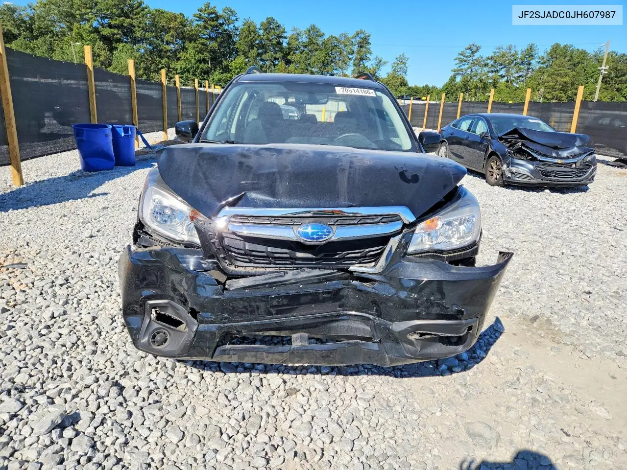 2018 SUBARU FORESTER VIN JF2SJADC0JH607987 — фото 5