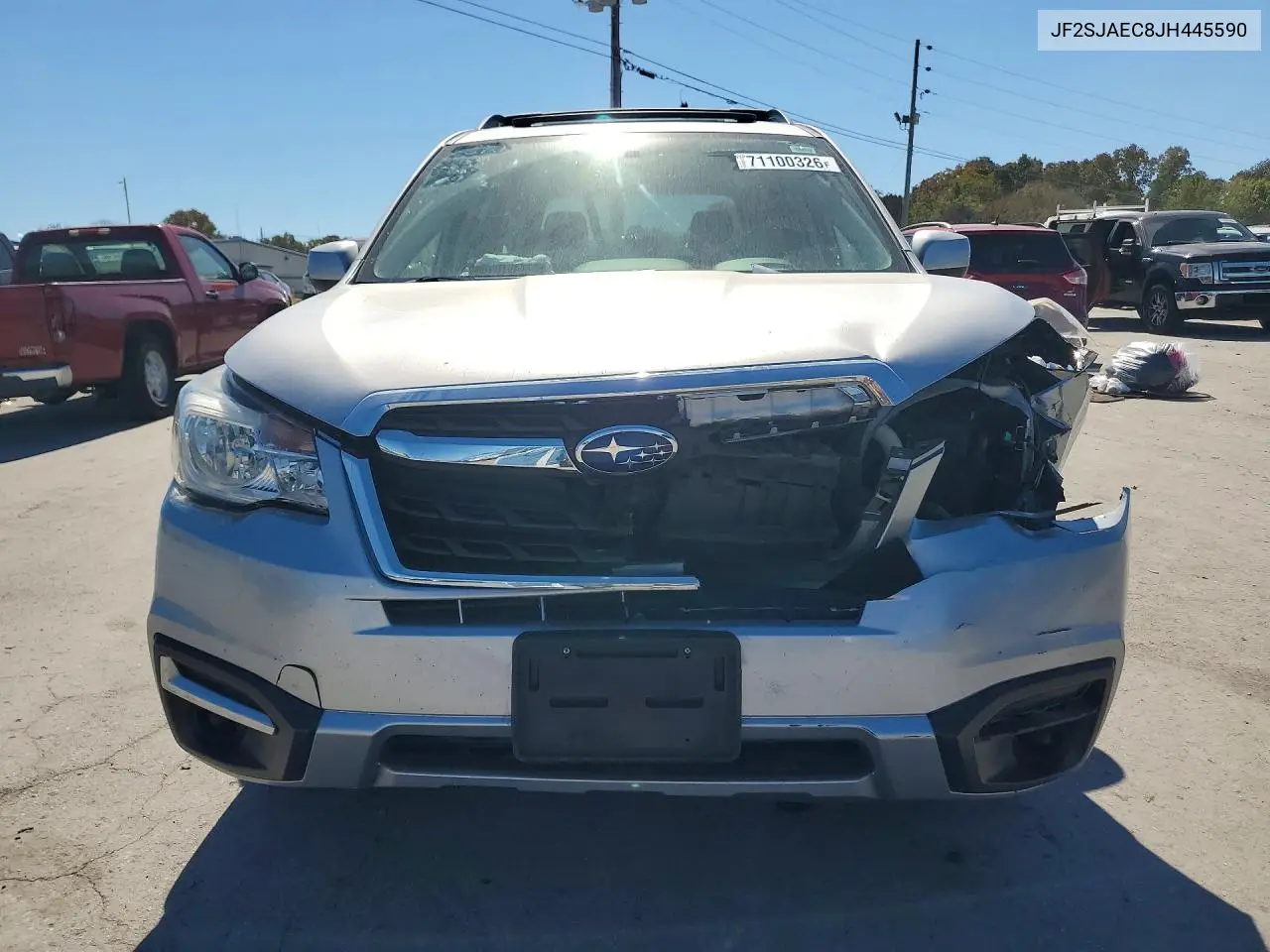 2018 SUBARU FORESTER VIN JF2SJAEC8JH445590 — фото 5