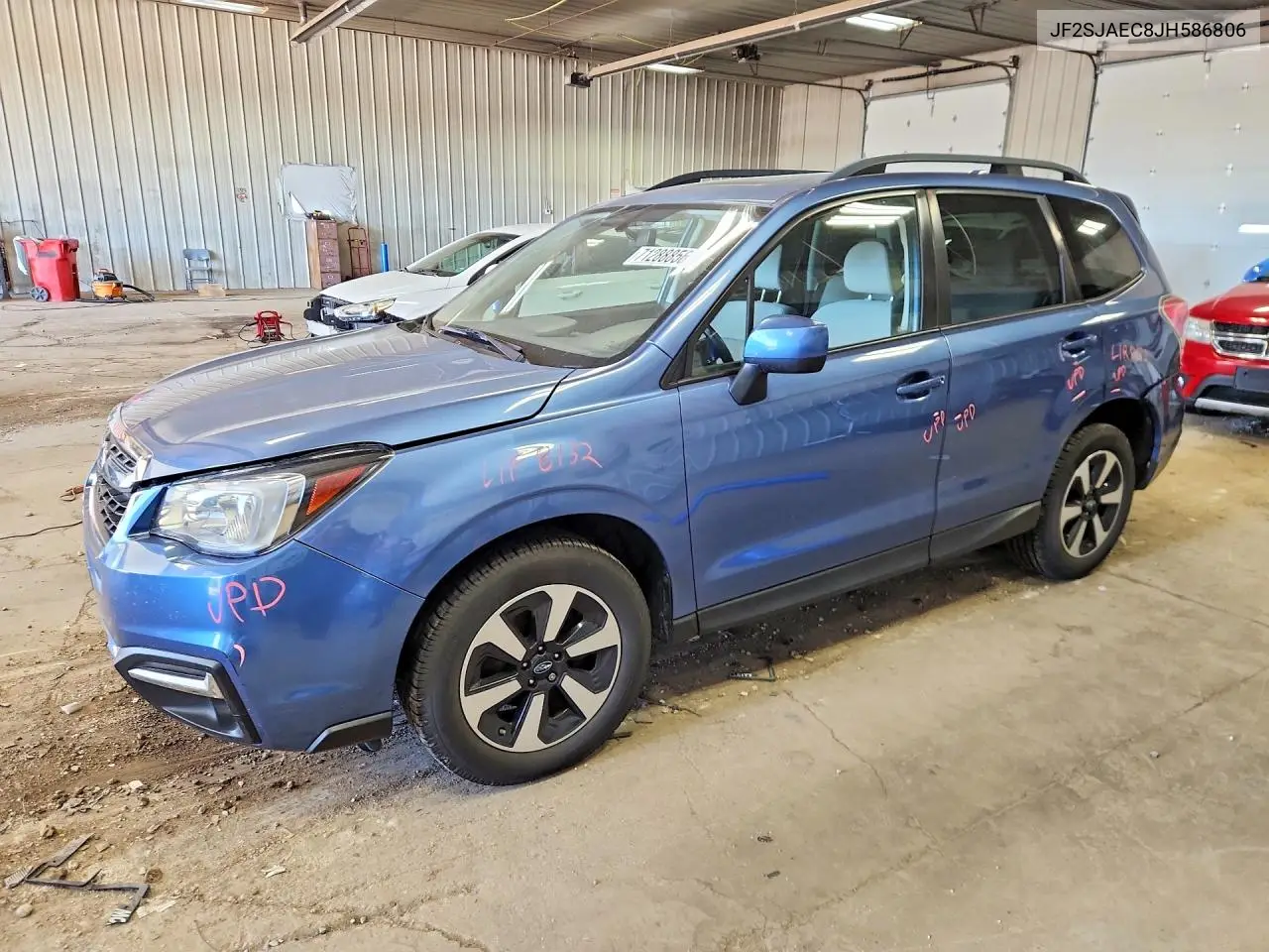 SUBARU FORESTER 2018, VIN JF2SJAEC8JH586806