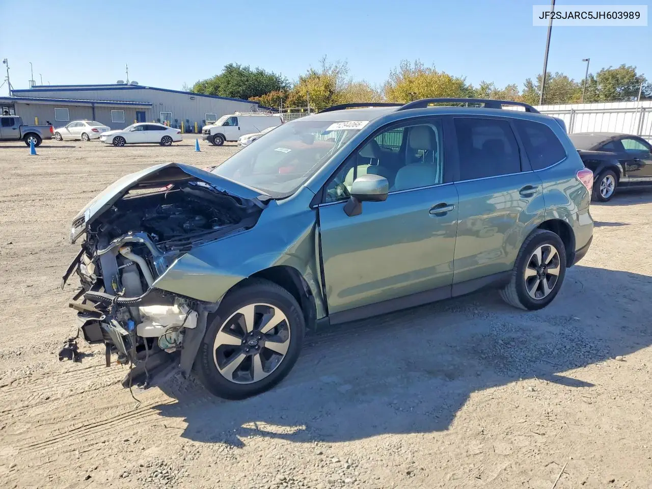 SUBARU FORESTER 2018, VIN JF2SJARC5JH603989