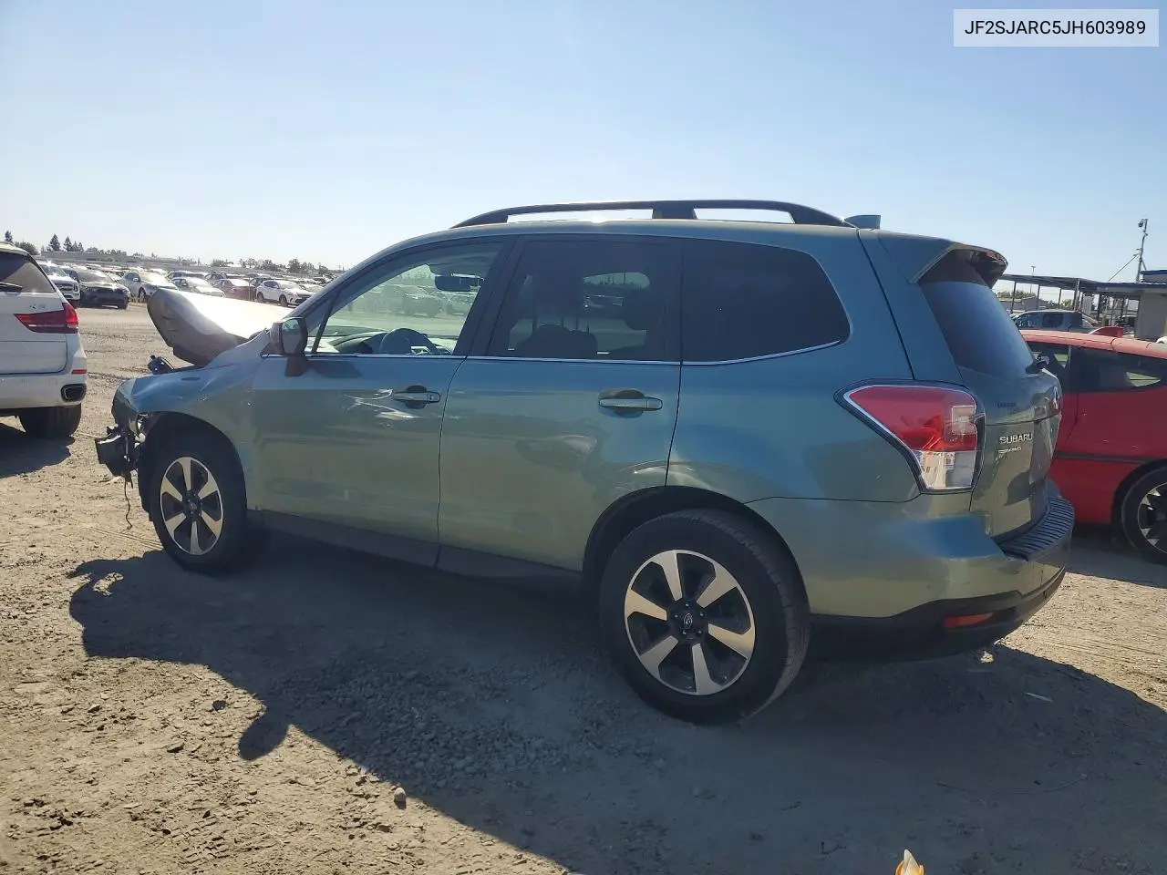 2018 SUBARU FORESTER VIN JF2SJARC5JH603989 — фото 2
