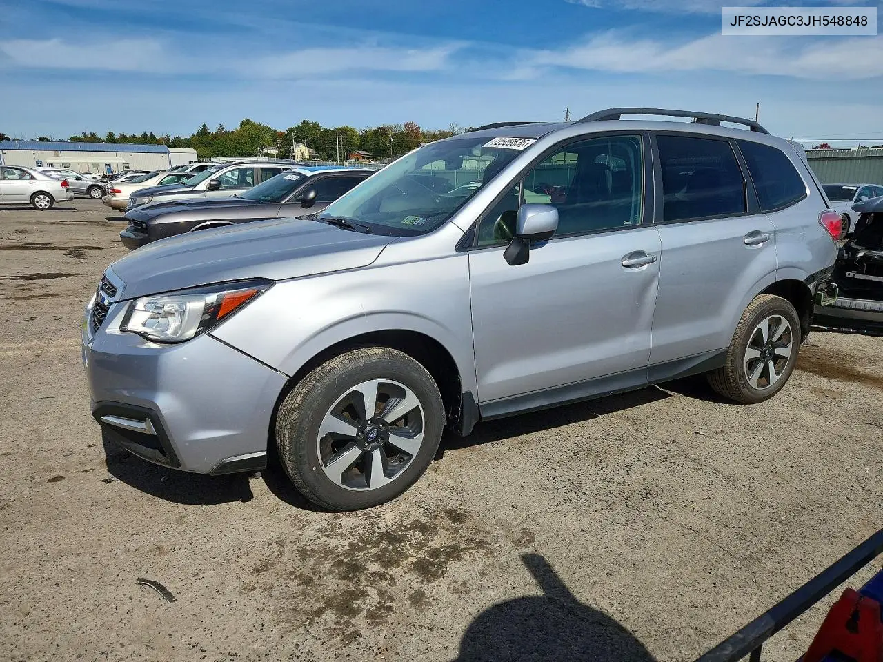 SUBARU FORESTER 2018, VIN JF2SJAGC3JH548848