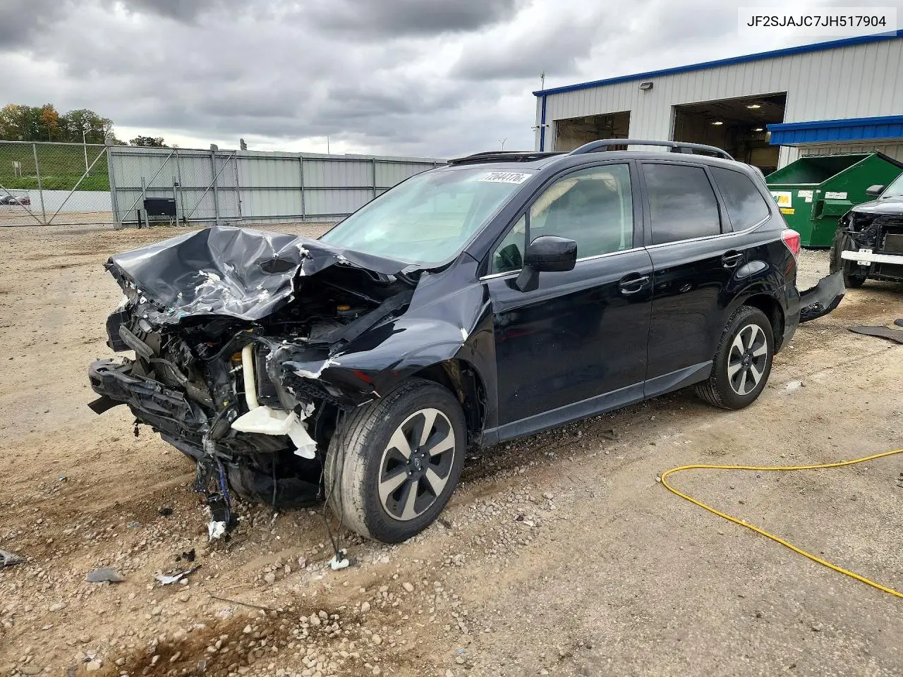 SUBARU FORESTER 2018, VIN JF2SJAJC7JH517904