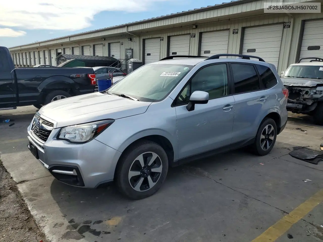 SUBARU FORESTER 2018, VIN JF2SJAGC6JH507002
