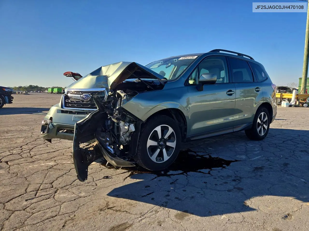 SUBARU FORESTER 2018, VIN JF2SJAGC0JH470108