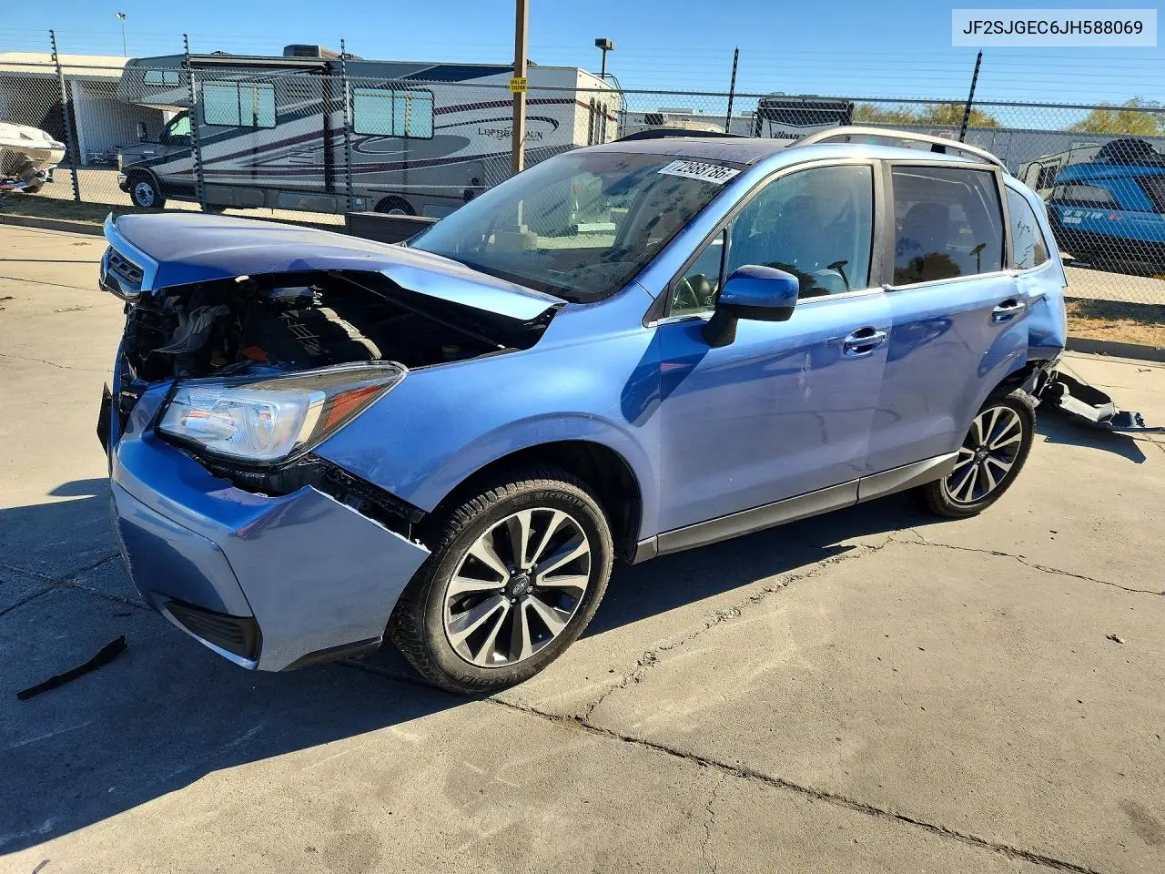 SUBARU FORESTER 2018, VIN JF2SJGEC6JH588069