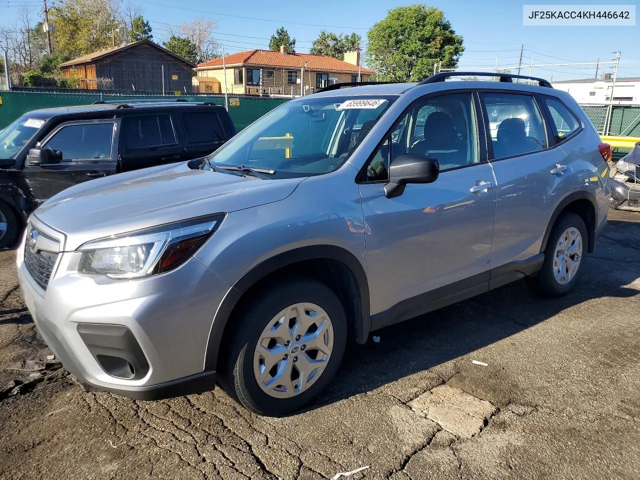 SUBARU FORESTER 2019, VIN JF2SKACC4KH446642