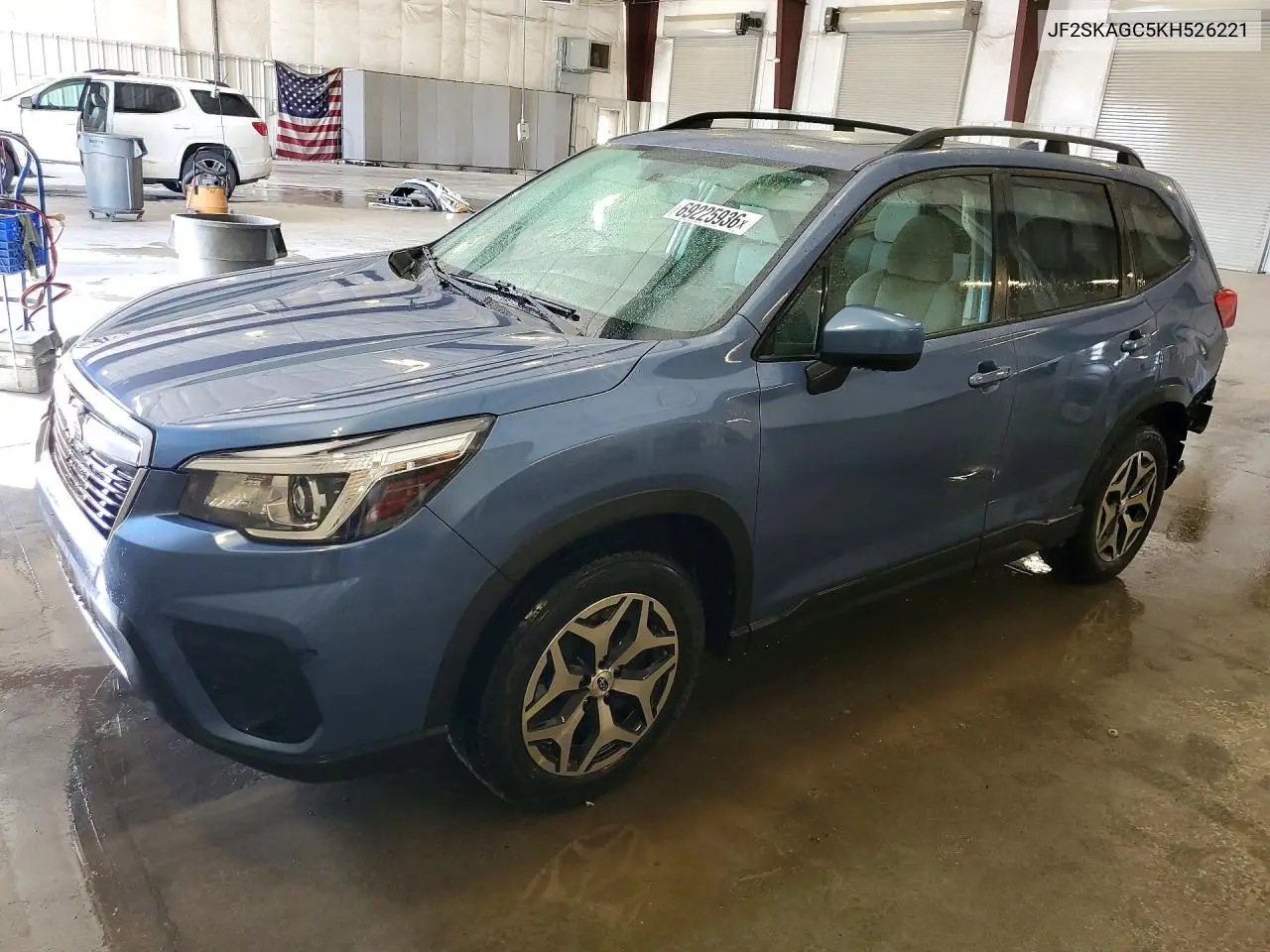 SUBARU FORESTER 2019, VIN JF2SKAGC5KH526221