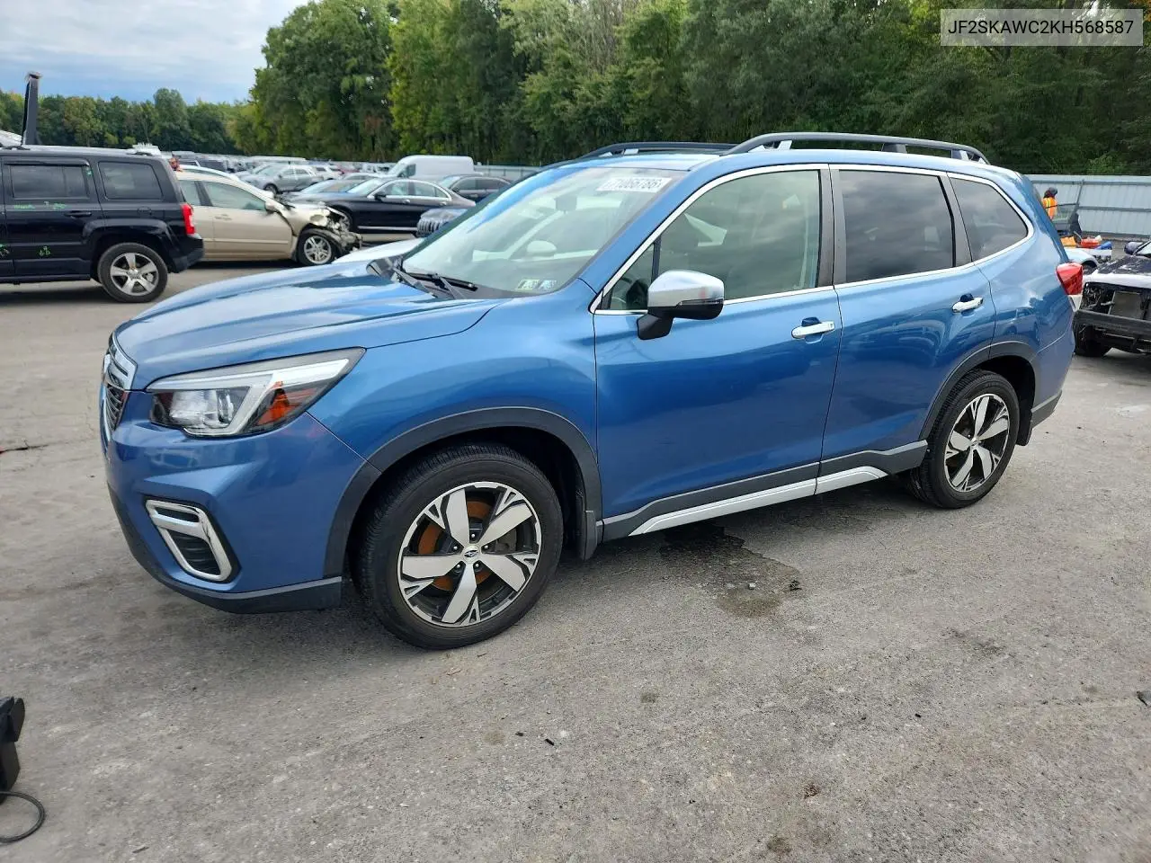SUBARU FORESTER 2019, VIN JF2SKAWC2KH568587