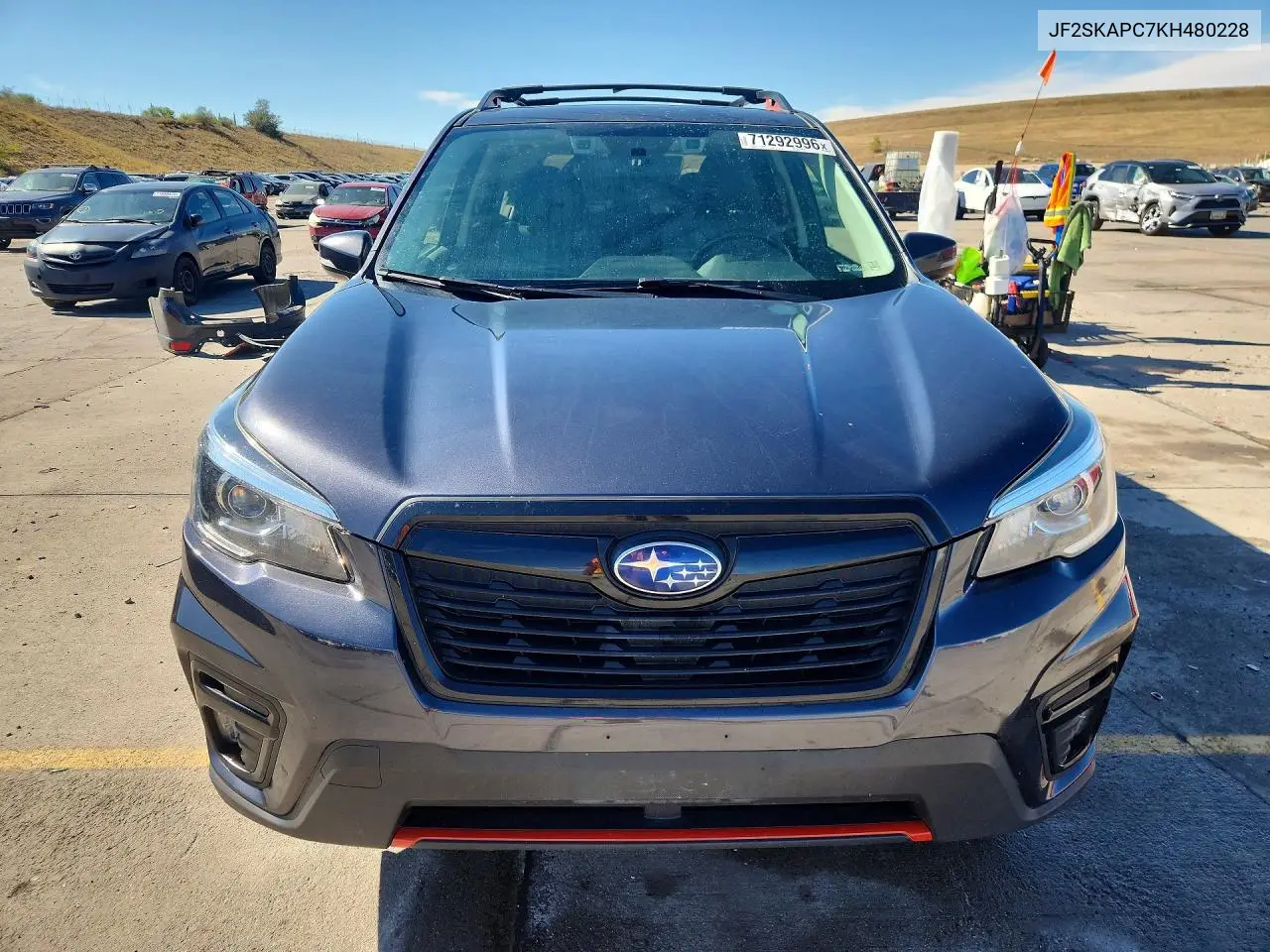 2019 SUBARU FORESTER VIN JF2SKAPC7KH480228 — фото 5