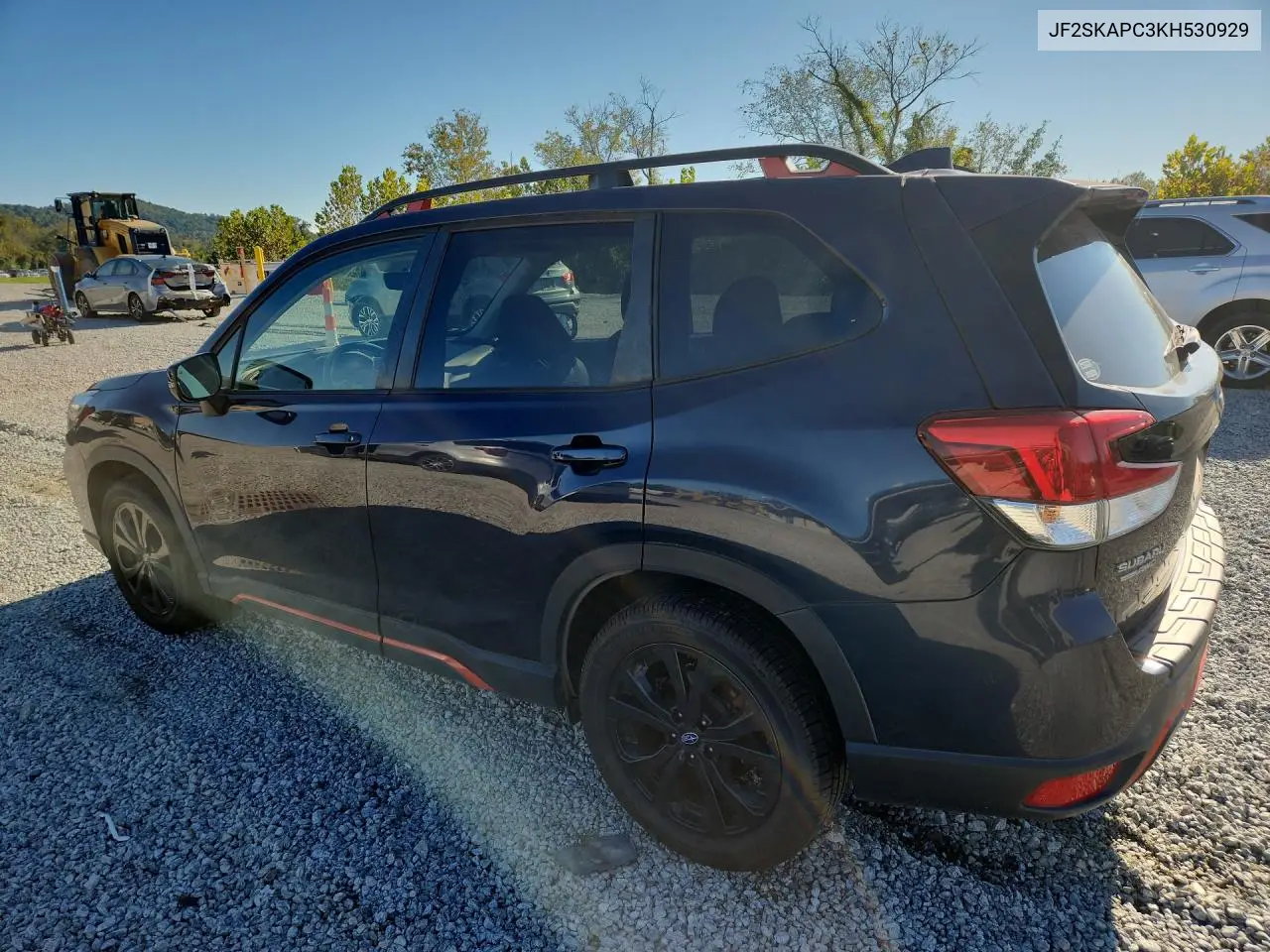 2019 SUBARU FORESTER VIN JF2SKAPC3KH530929 — фото 2